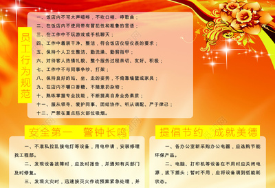 企业文化管理规范展板 构筑卓越管理的基石